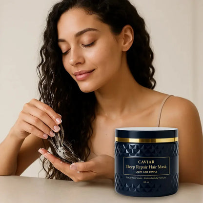 Hot Sale🔥Korean Caviar Hair Mask – Deep Repair (16.9 fl.oz. / 500ml)