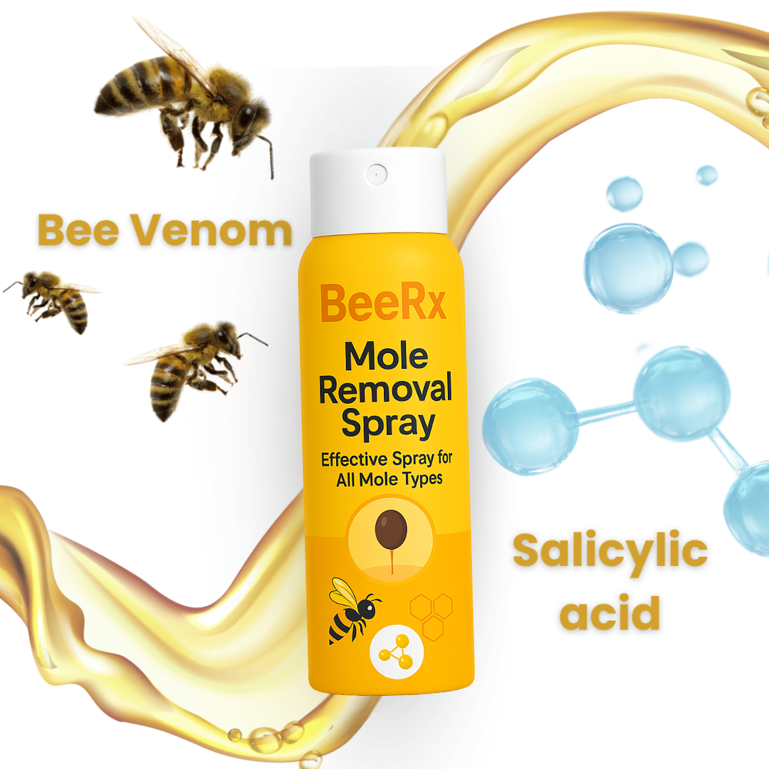 Mole Removal Spray completely removes skin tags in just 7 days and promotes natural skin regeneration!