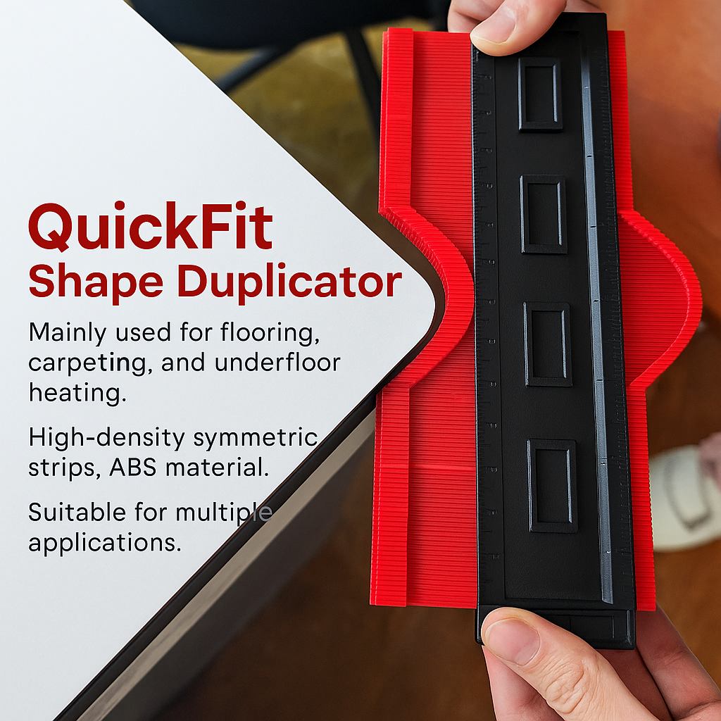 🔥🔥Black Friday: 2nd ltem 60% Off🔥Perfect Cuts Every Time — QuickFit Shape Duplicator
