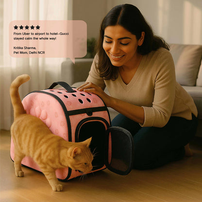 Luxury Pet Carrier Bag | Airline-Friendly Design