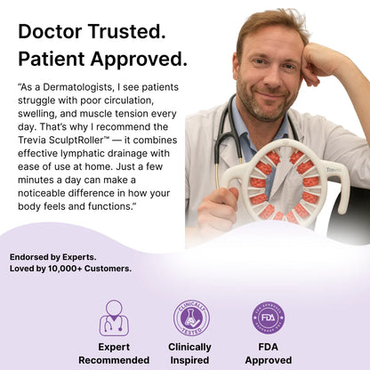 🔥Limited Time 50% OFF🔥 Cellulite Muscle Massager Roller for Men & Women | High-Density Polypropylene Skin Friendly Material |