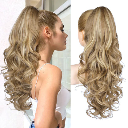 ✨ First 100 :2nd ltem 60% Off⚡Clip-in Big Wavy Ponytail Extension