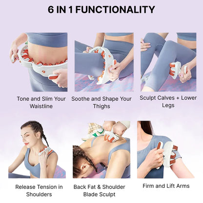 🔥Limited Time 50% OFF🔥 Cellulite Muscle Massager Roller for Men & Women | High-Density Polypropylene Skin Friendly Material |