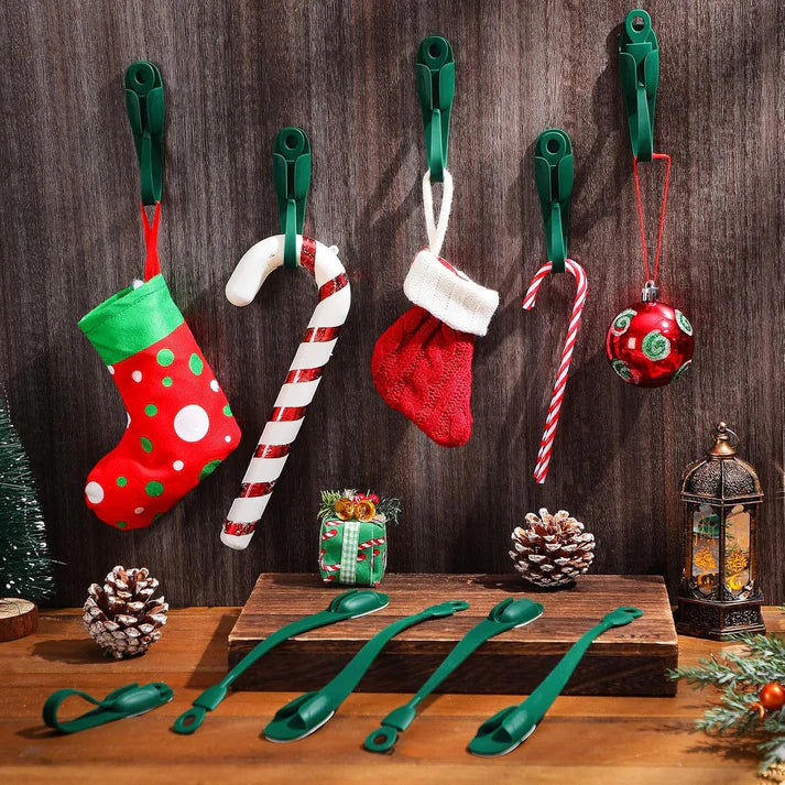 🎄Last Day 49% OFF✨6 PCS Christmas Silicone Garland Hangers