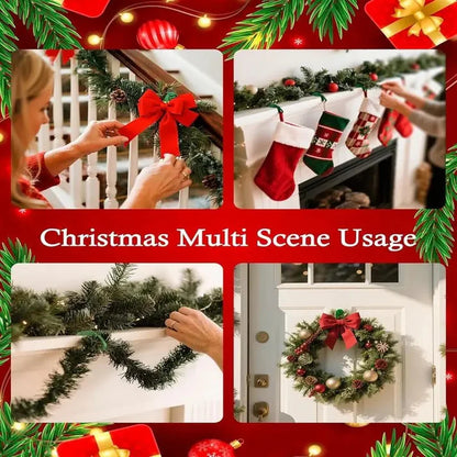 🎄Last Day 49% OFF✨6 PCS Christmas Silicone Garland Hangers