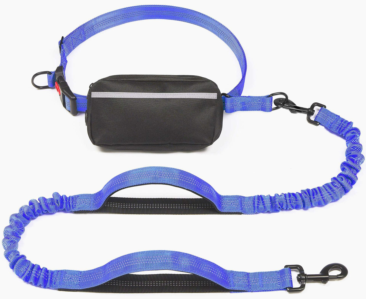 Multifunctional running waist bag-pet leash