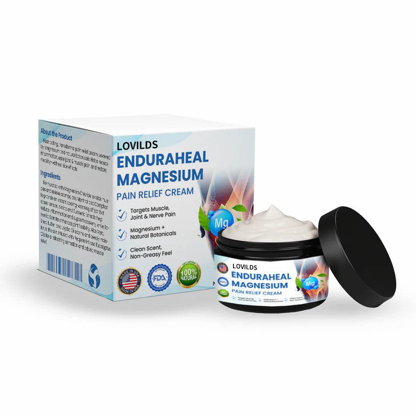 🔥Limited Time 50% OFF： 2nd ltem 60% Off🔥LOVILDS® EnduraHeal Magnesium Pain Relief Cream